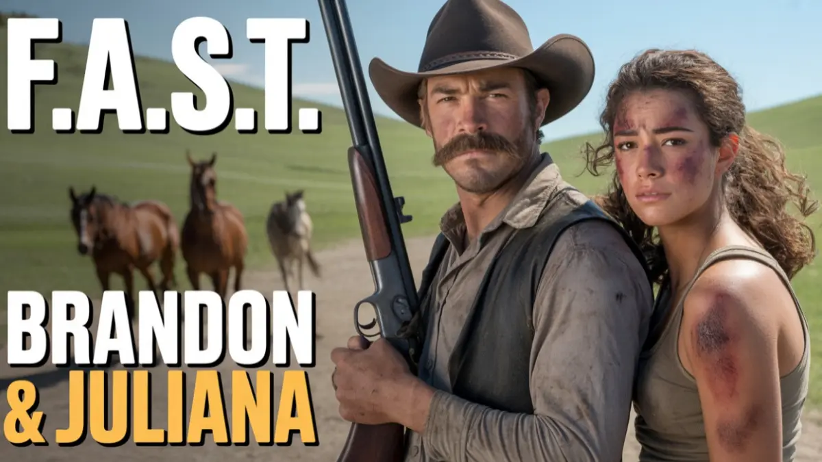 Taylor Sheridan and Brandon Sklenar in upcoming action thriller Fast